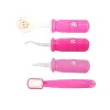 LEAN TOYS Small Dentist Medical Kit Accessories in a Pink Case