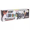 LEAN TOYS Sniper Rifle with Stand, Lights, Sounds & Vibrations – Black Electronic Toy Gun