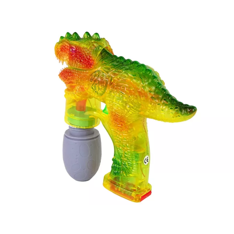 LEAN TOYS Soap Bubble Machine Dinosaur 1x Egg