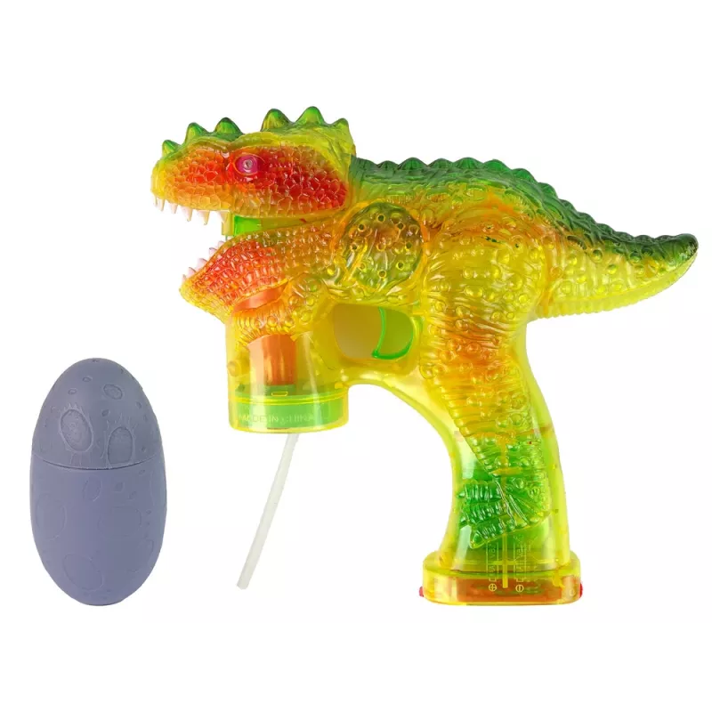 LEAN TOYS Soap Bubble Machine Dinosaur 1x Egg