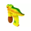LEAN TOYS Soap Bubbles Dinosaur Bubble Liquid Egg Yellow