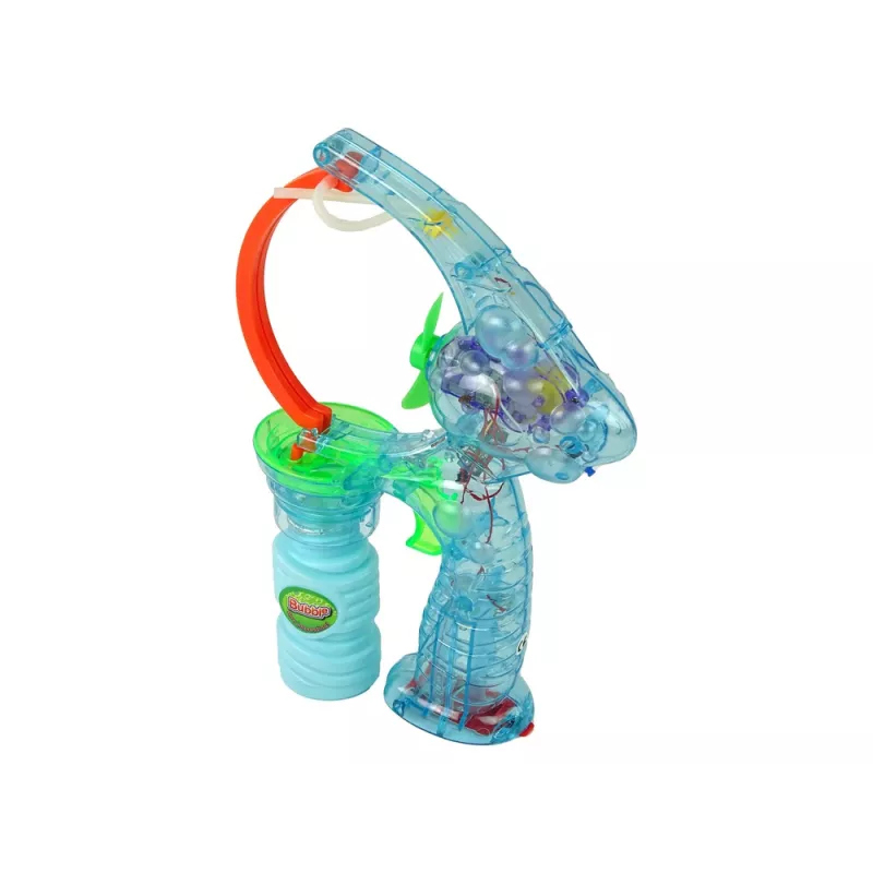 LEAN TOYS Soap Bubbles Gun 24cm Lights Sounds