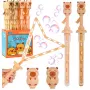 LEAN TOYS Soap Bubbles Large Extendable Wand Capybara 49.5 cm 100 ml