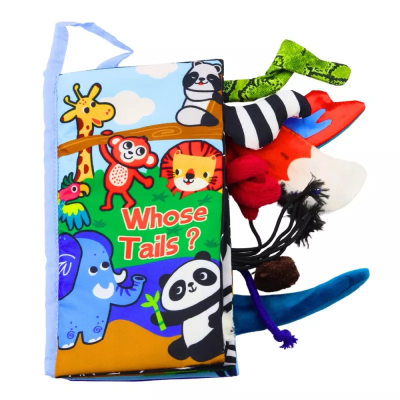 LEAN TOYS Soft Educational Book Rustling Animals For Babies