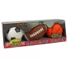 LEAN TOYS Soft Sports Ball Set 3in1 Football Basketball