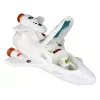 LEAN TOYS Space Mission Cosmos 4 Elements Playset – Rocket, Astronaut, Rover & Flag (4 Pieces, Ages 3+)