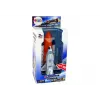 LEAN TOYS Space Rocket with Metal Spacecraft - Pull-Back, Light & Sound Effects, Aerospace Toy Set