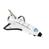 LEAN TOYS Space Rocket with Metal Spacecraft - Pull-Back, Light & Sound Effects, Aerospace Toy Set