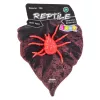 LEAN TOYS Spider Red Rubber Figure Stretchable Realistic 12 cm