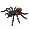 LEAN TOYS Spider Tarantula Rubber Figure Stretchable Realistic Black 10 cm