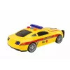 LEAN TOYS Sports Car Ambulance Lights Sound Yellow
