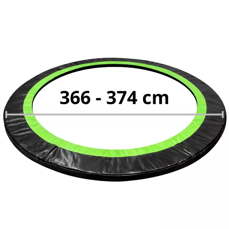LEAN TOYS Spring Cover for 12ft Trampoline LEAN SPORT PRO – UV-Resistant PVC, Blue