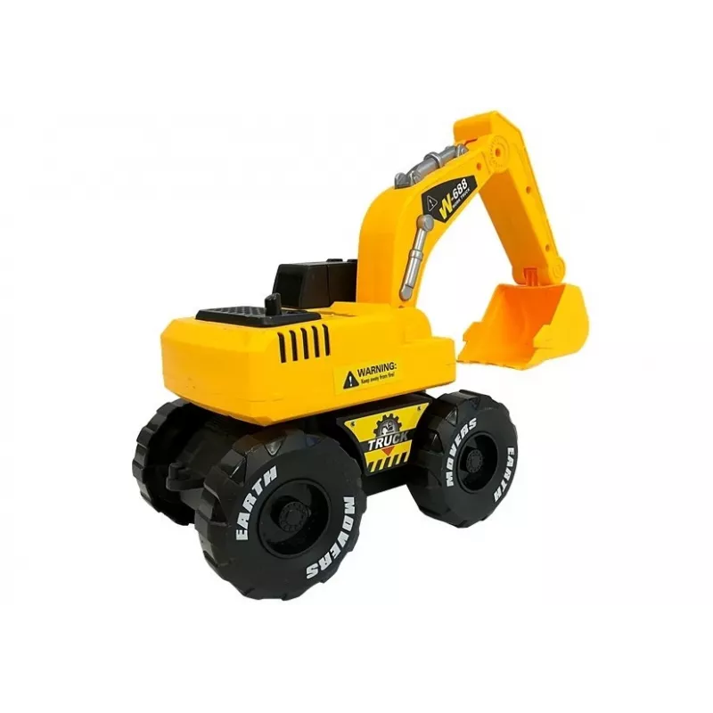 LEAN TOYS Spring Drive Excavator Sounds and Lights