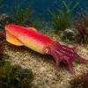 LEAN TOYS Squid Rubber Figurine Stretchable Realistic Sea Animal 14 cm