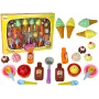 LEAN TOYS Sweet Treats Set Ice Cream Cupcakes Sauces Spoons