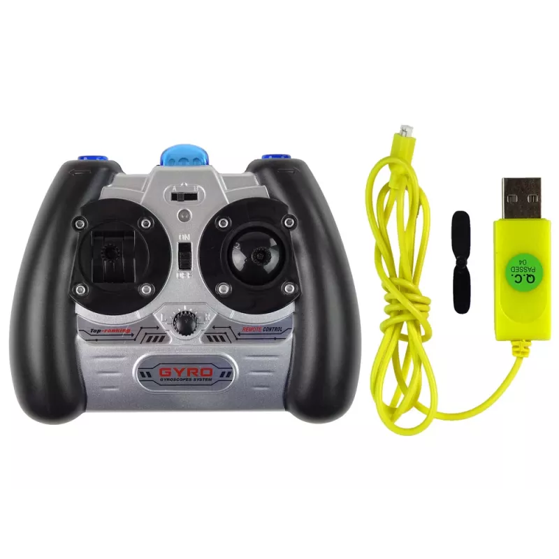LEAN TOYS SYMA S107G RC Helicopter with Remote Control and Rechargeable Battery - Blue