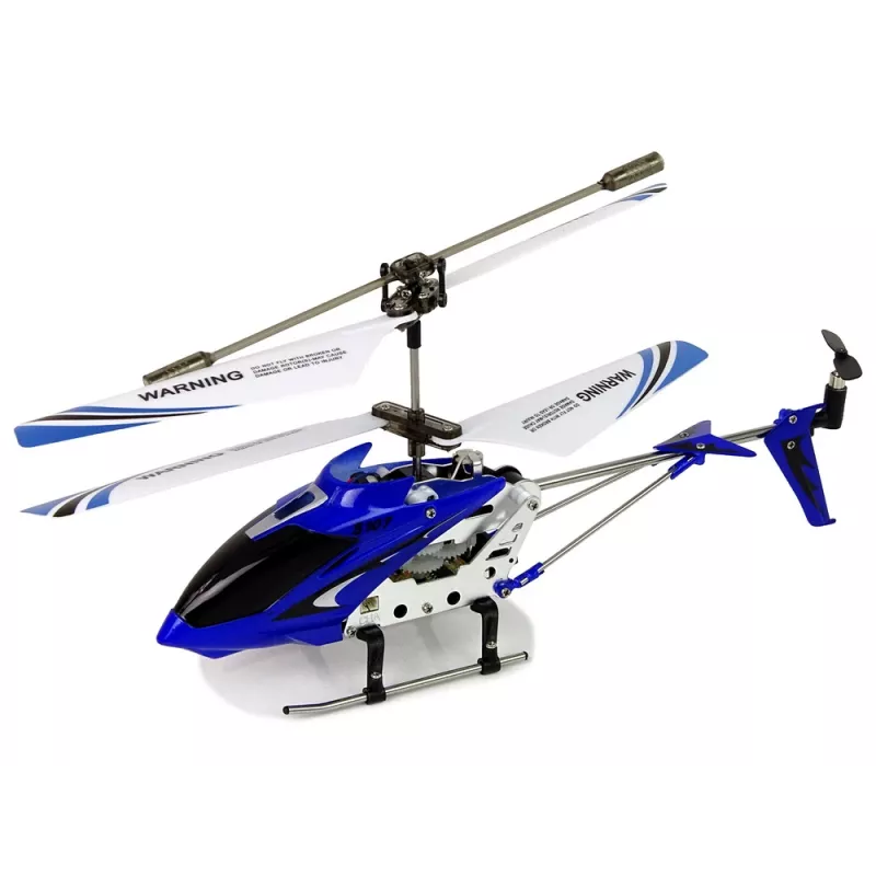 LEAN TOYS SYMA S107G RC Helicopter with Remote Control and Rechargeable Battery - Blue