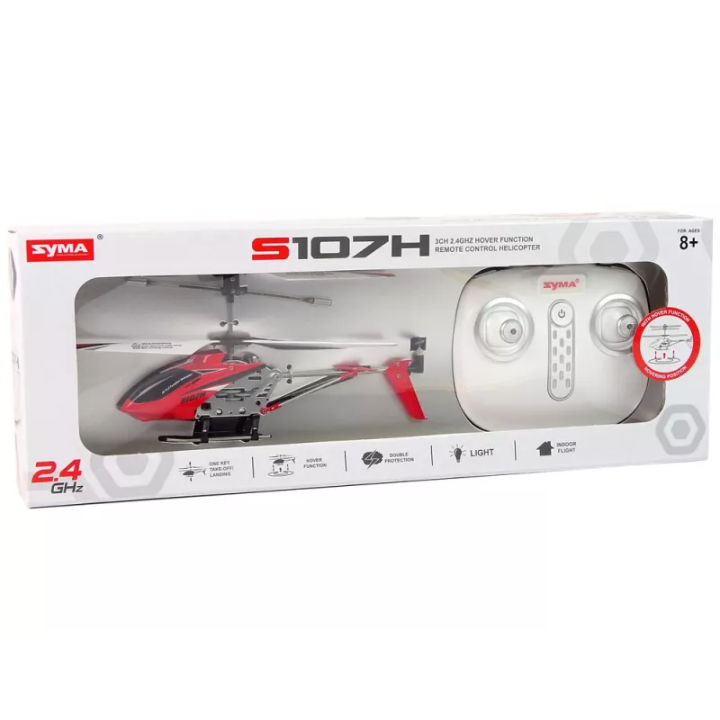 LEAN TOYS SYMA S107H 2.4G RC Helicopter Red