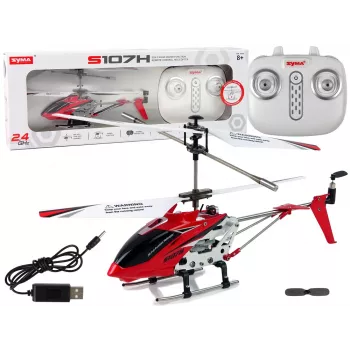 LEAN TOYS SYMA S107H 2.4G RC Helicopter Red