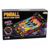 LEAN TOYS Tabletop Pinball Machine - Electronic Pinball Game with LED Point Counter, Sounds & Flashing Lights - Multi-Colour, 1-Player, Ages 6+