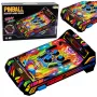 LEAN TOYS Tabletop Pinball Machine - Electronic Pinball Game with LED Point Counter, Sounds & Flashing Lights - Multi-Colour, 1-Player, Ages 6+