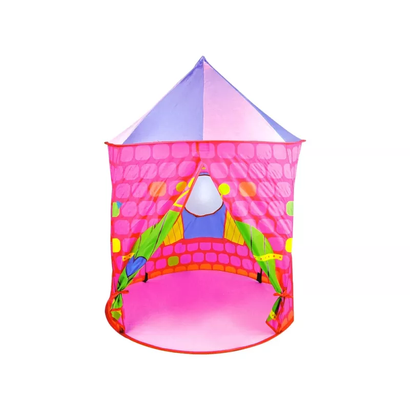 LEAN TOYS Tent Palace Castle Princess Base For Kids Pink