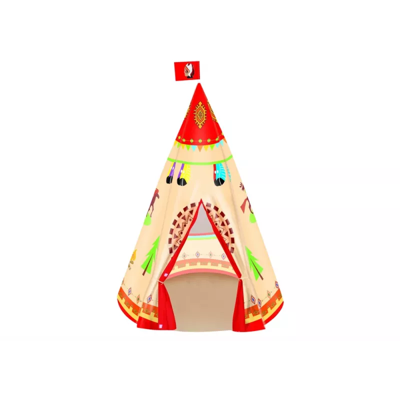 LEAN TOYS Tipi Tent For Kids Garden