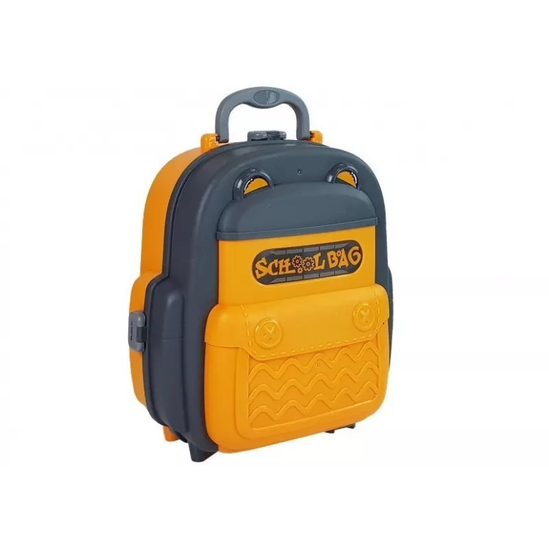 LEAN TOYS Tool Set Backpack Workshop Orange and Grey