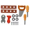 LEAN TOYS Tool Set in a Wheeled Case Workshop Saw Screwdriver