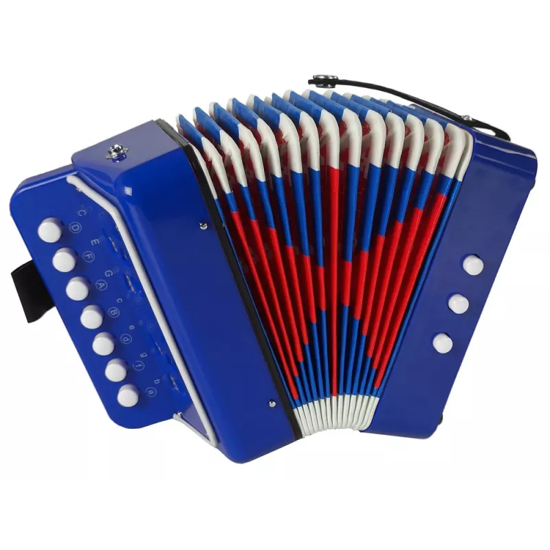 LEAN TOYS Toy Accordion for Little Musicians, Blue (Model 9423)