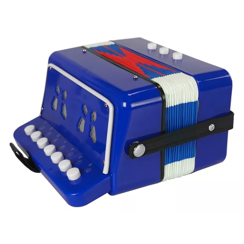 LEAN TOYS Toy Accordion for Little Musicians, Blue (Model 9423)