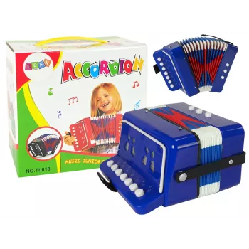 LEAN TOYS Toy Accordion for Little Musicians, Blue (Model 9423)