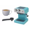 LEAN TOYS Toy Coffee Machine for Kids with Real Water Flow, Turquoise