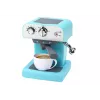 LEAN TOYS Toy Coffee Machine for Kids with Real Water Flow, Turquoise
