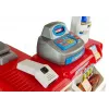 LEAN TOYS Toy Market with a Trolley Cash Register Scanner Grocery Shopping