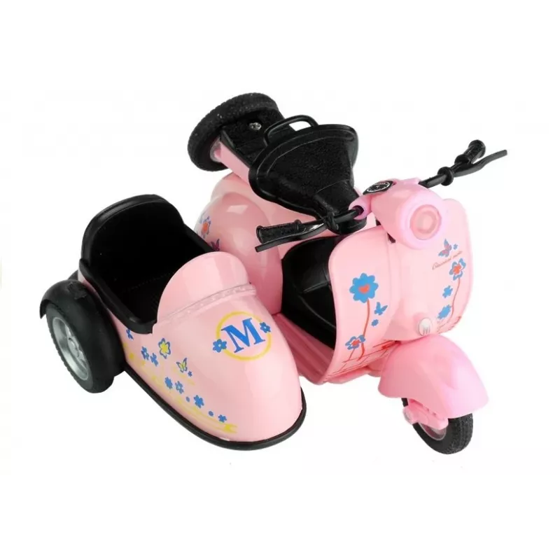 LEAN TOYS Toy Motorbike 3 Colours Rides Lights Game 1:14