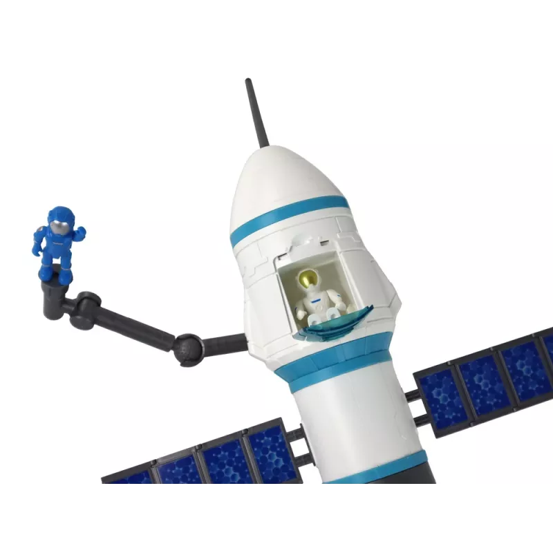 LEAN TOYS Toy Space Mission Rocket Astronauts Launcher 15 Elements