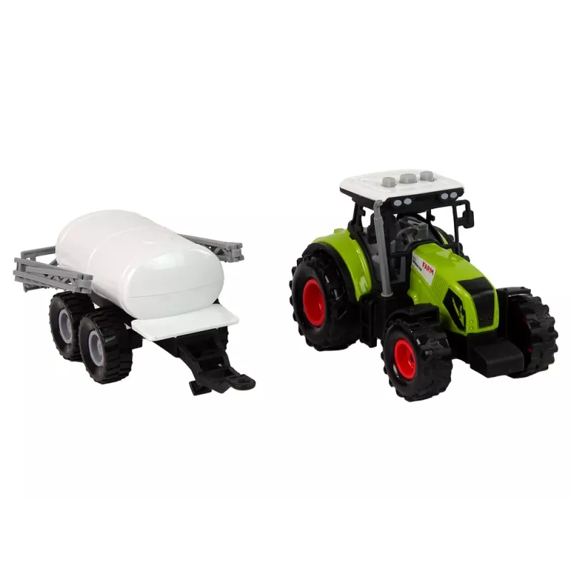 LEAN TOYS Tractor for Kids with Trailer Farm Car
