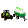 LEAN TOYS Tractor for Kids with Trailer Tank Car Farm