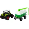 LEAN TOYS Tractor for Kids with Trailer Tank Car Farm