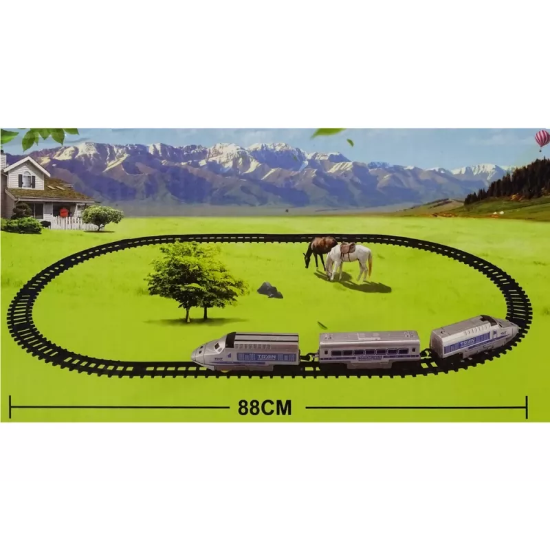 LEAN TOYS Train Battery with Lights and Sound