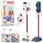 LEAN TOYS Upright Vacuum Cleaner Kids Cleaning Kit Lights Sounds Station White