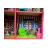 LEAN TOYS Villa Large Dollhouse 6 Rooms Furniture Accessories 128 pcs