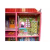 LEAN TOYS Villa Large Dollhouse 6 Rooms Furniture Accessories 128 pcs