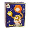 LEAN TOYS Water Bath Toy Teddy Bear Astronaut Shower with Water Circulation Suction Cups