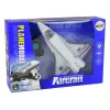 LEAN TOYS White Remote Controlled F-16 Fighter Jet (2.4 GHz, RTF)