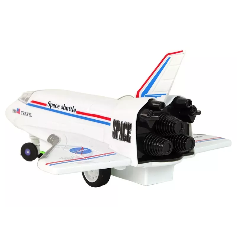 LEAN TOYS White Remote Controlled F-16 Fighter Jet (2.4 GHz, RTF)