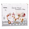 LEAN TOYS Wooden Beauty Set Makeup Cosmetic Bag Accessories 16 pcs.