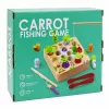 LEAN TOYS Wooden Carrots Earthworm Rod Magnet Game