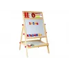 LEAN TOYS Wooden Chalk Board with Abacus, Clock, Numbers, and Magnet